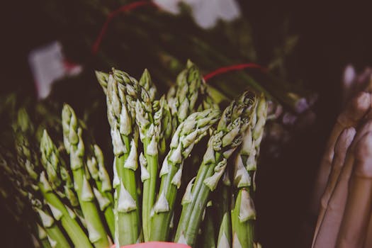 Spargel grün
