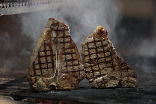 Steak gebraten