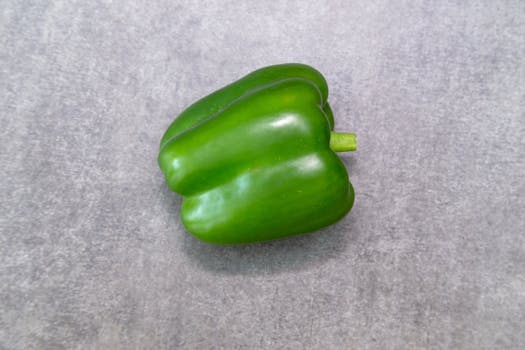 Paprika grün