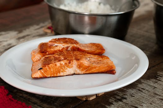 Lachs gebraten